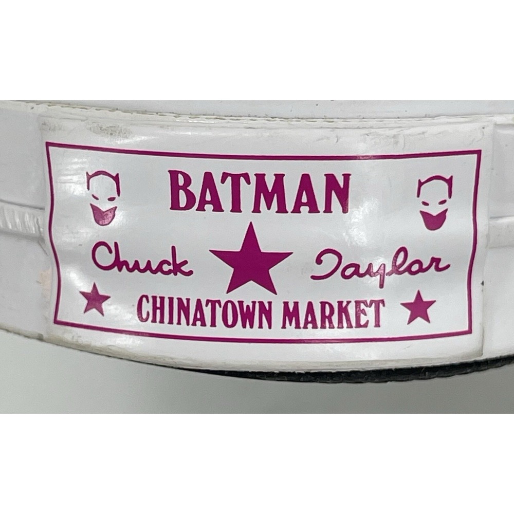 Converse 3D Batman DC 80 Years Anniversary Chinatown 167512C Unisex MW 11.5 13.5 - Picture 9 of 13